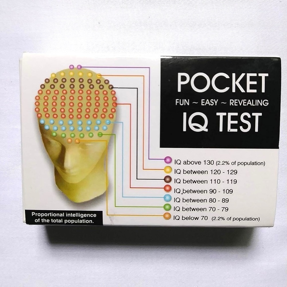NWT NPW-USA Pocket IQ Test Novelty